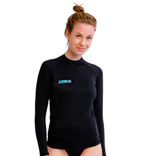 Jobe Rash Guard Longsleeve Women Black - Large