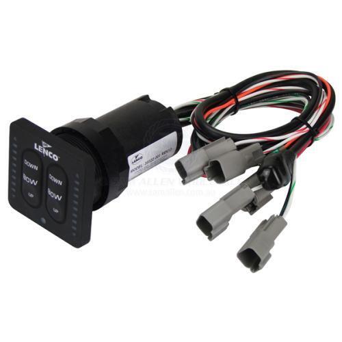 Lenco LED Integrated Switch Kit Dual Actuator