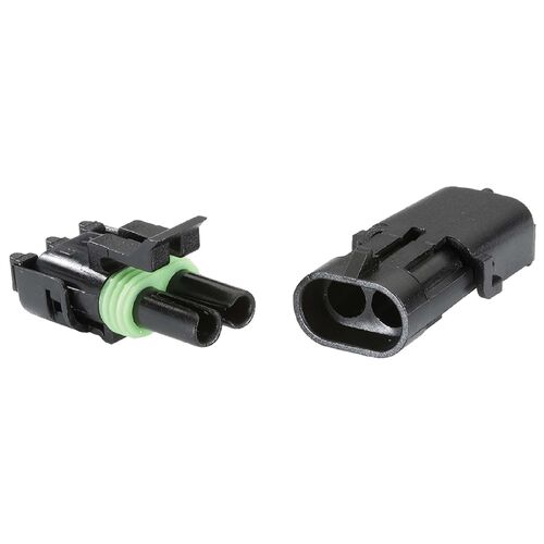 Narva 2 Way Female Waterproof Connector Housing (2 Pack)