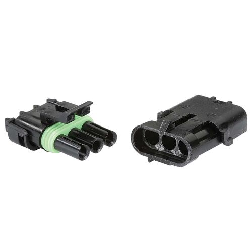 Narva 3 Way Female Waterproof Connector Housing (2 Pack)