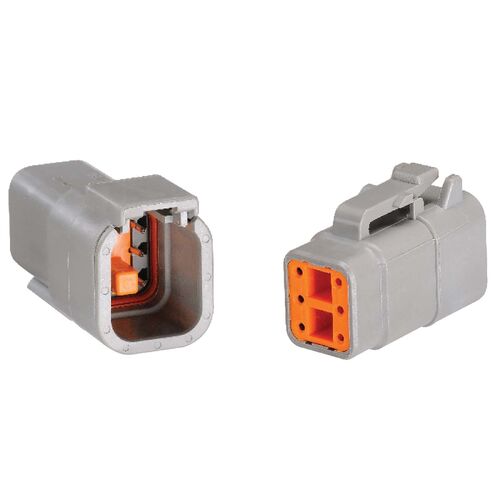 Narva 6 Way DTM Deutsch Connector Kit (Blister Pair - Male/Female)