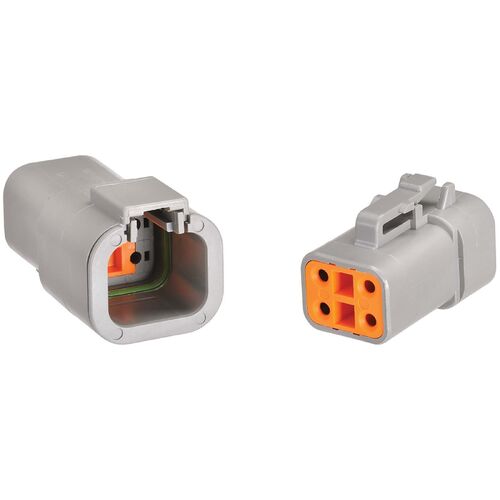 Narva 4 Way DTP Deutsch Connector Kit (Blister Pair - Male/Female)