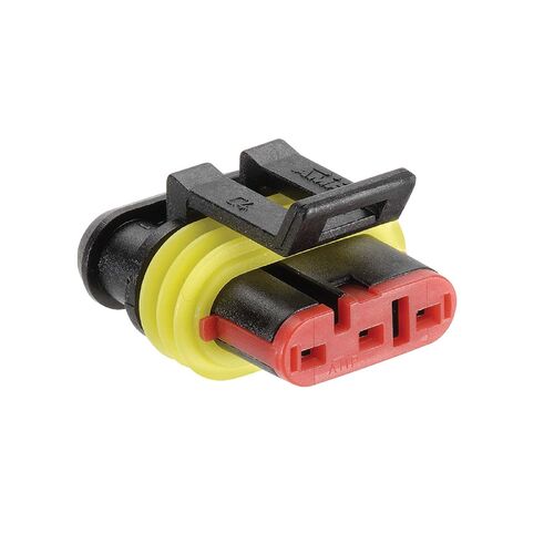 Narva 3 Way Female Amp Super Seal Connector Housing (10 Pack)