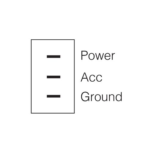 Narva Off/On Rocker Switch With Amber LED