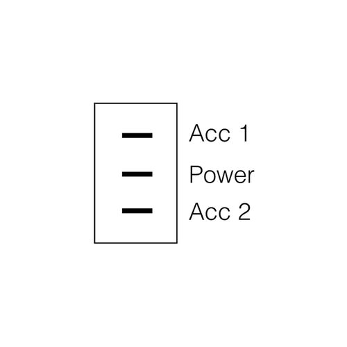 Narva On/Off/On Rocker Switch