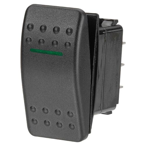 Narva Switch Rocker Off/On Green 12/24V LED