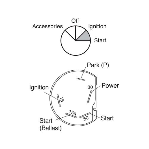 Narva 4 Position Ignition Switch