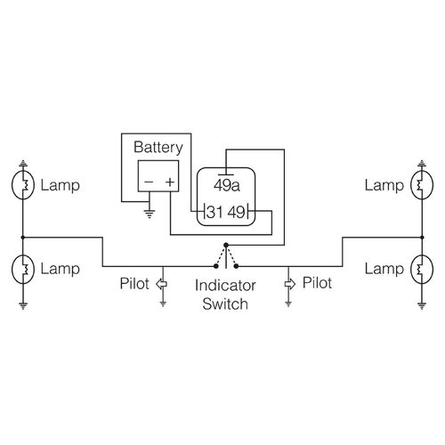 Narva 12 Volt 3 Pin Electronic Flasher