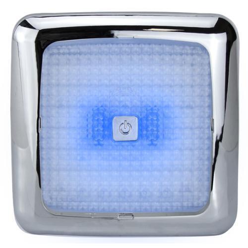 Relaxn LED Ceiling Light Chrome White/Blue 12V