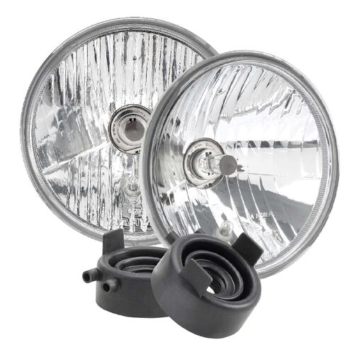 Narva Halogen Headlamp - H4 Conversion Kit - 7" High/Low Beam Free Form