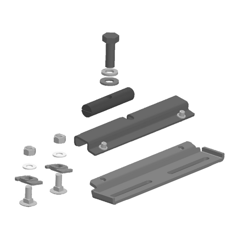 LockNLoad Gutter Mount Leg to Track Adapter