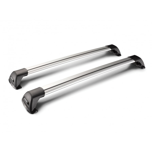 FlushBar 100 & 105cm Silver Pair (S26Y)