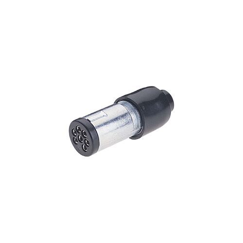 Narva 6 Pin Small Round Metal Trailer Plug