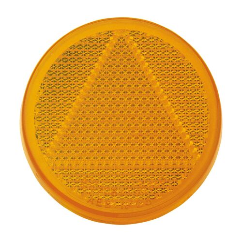 Narva Amber Retro Reflector With Self Adhesive