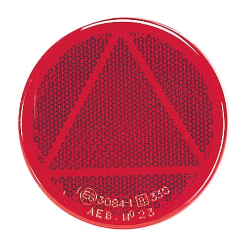 Narva Red Retro Reflector With Self Adhesive