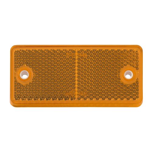 Narva Amber Retro Reflector With Dual Fixing Holes