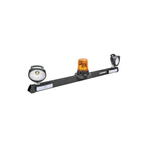 Narva 12V Halogen Rotating Utility Bar, Mini Senator Led Work Lamps - 1.2M