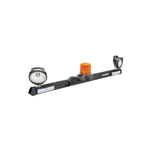 Narva 12/24V Led Low Profile Rotating Strobe Utility Bar, Mini Senator Led Work Lamps - 1.2M