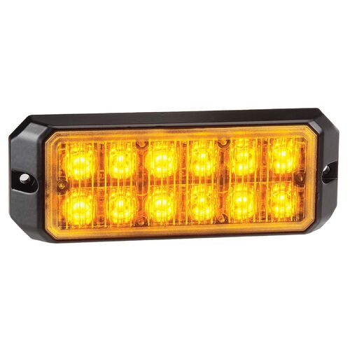 Narva Low Profile High Powered Led Warning Light Module (Amber) - 12 x 1 Watt Leds