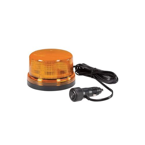 Narva Eurotech Low Profile Led Strobe/Rotator Light (Amber) 6 Selectable Flash Patterns