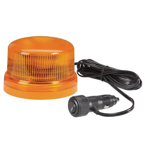 Narva Eurotech Low Profile Led Strobe/Rotator Light (Amber) 6 Selectable Flash Patterns