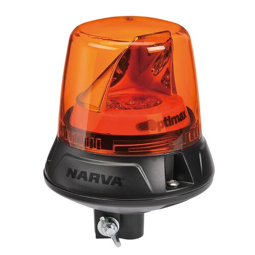 Narva 10-33V Optimax Led Rotating Beacon Pole Mount (Amber)