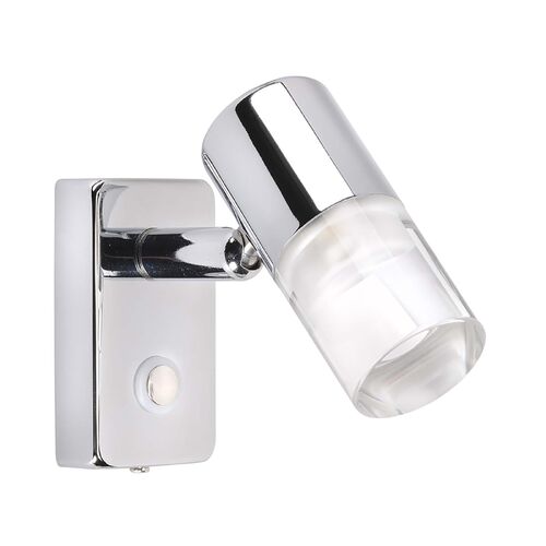 Narva 10-30 Volt Chrome Interior Lamp Dimming With Switch 3200K