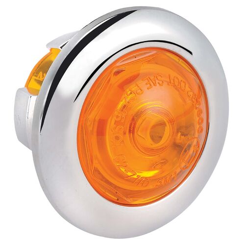 Narva 9-33V Led Model 2 Side Marker Lamp With Chrome Grommet