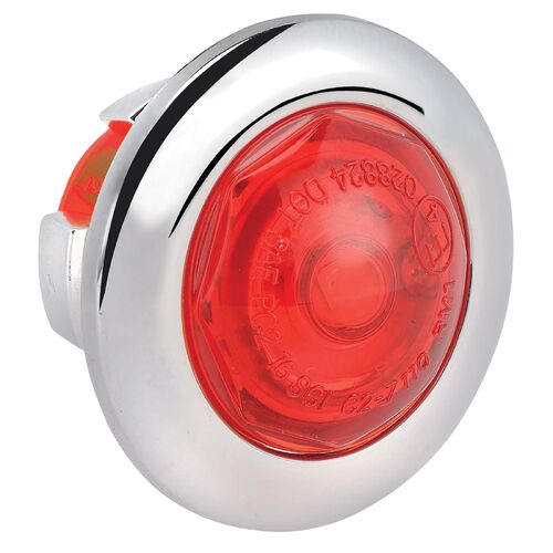 Narva 9-33V Led Model 2 Rear End Outline Marker Lamp With Chrome Grommet