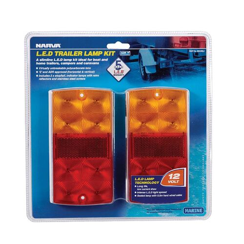 Narva 12 Volt Led Slimline Trailer Lamp Pack