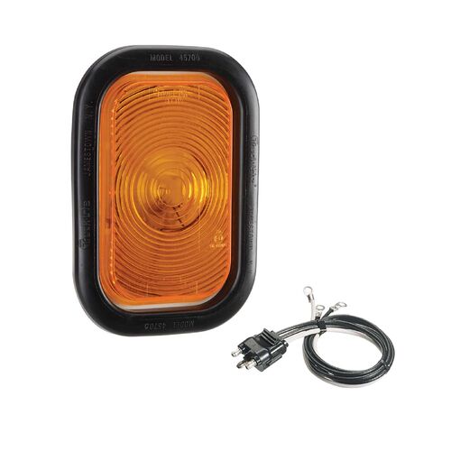 Narva 12 Volt Sealed Rear Direction Indicator Lamp Kit (Amber) With Vinyl Grommet