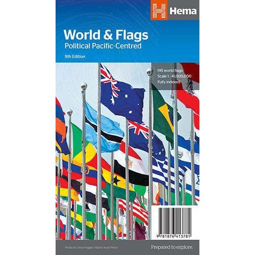 World & Flags Map