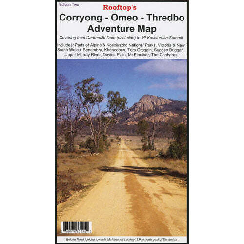 Corryong - Omeo - Thredbo Map