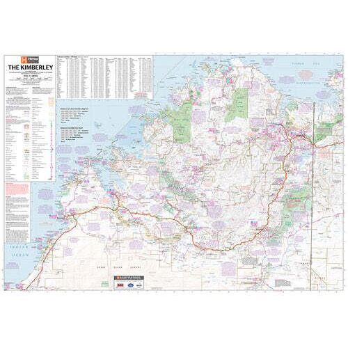 Kimberley Supermap - 1430x1000 - Laminated