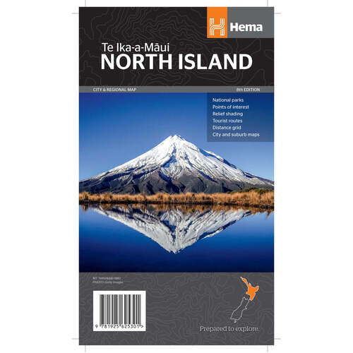 North Island New Zealand Map