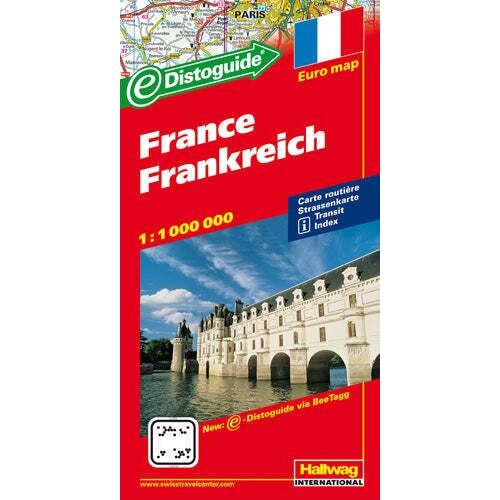 France Hallwag Map