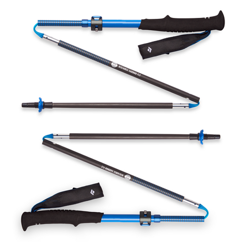 Distance Carbon FLZ Trekking Poles Ultra Blue 140cm