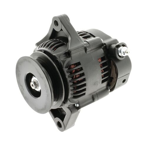 Alternator 12V 55A, Light Weight Single Wire Application Black Series Performance