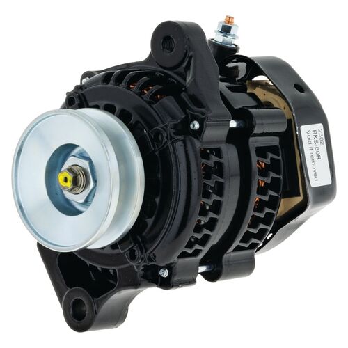 Alternator 12V 80A, Universal Apps, Single Wire Application Black Series Performance