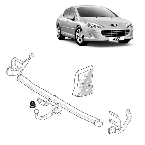 Brink Towbar to suit Peugeot 407 (09/2004 - 07/2008)