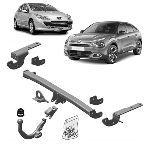 Brink Towbar to suit Peugeot 308 (09/2007 - 08/2013), Citroen DS4 (04/2011 - 07/2015), Citroen C4 (11/2009 - 09/2020), Citroen C4 (11/2004 - 07/2011),