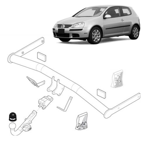 Brink Towbar to suit Volkswagen Golf (10/2003 - 02/2009)