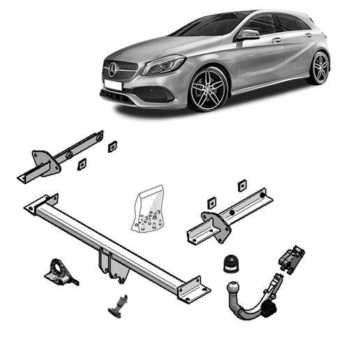 Brink Towbar to suit MERCEDES-BENZ B-CLASS (03/2005 - 06/2012), MERCEDES-BENZ A-CLASS (09/2004 - on)