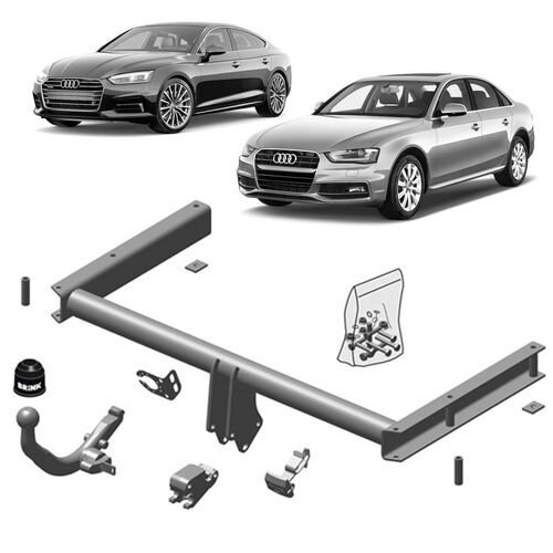 Brink Towbar to suit Audi A5 (01/2010 - on), Audi A5 (08/2009 - on), Audi A4 (11/2007 - 12/2015), Audi A4 (11/2007 - 12/2015), Audi A5 (10/2007 - on)