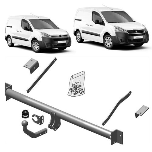 Brink Towbar to suit Peugeot Partner (04/2008 - 10/2018), Citroen Berlingo (02/2008 - 10/2018), Citroen Berlingo (03/2009 - 10/2018)