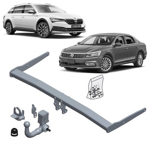 Brink Towbar to suit Skoda Superb (03/2015 - on), Skoda Superb (03/2015 - on), Volkswagen Passat (08/2014 - on), Volkswagen Passat (11/2016 - on)