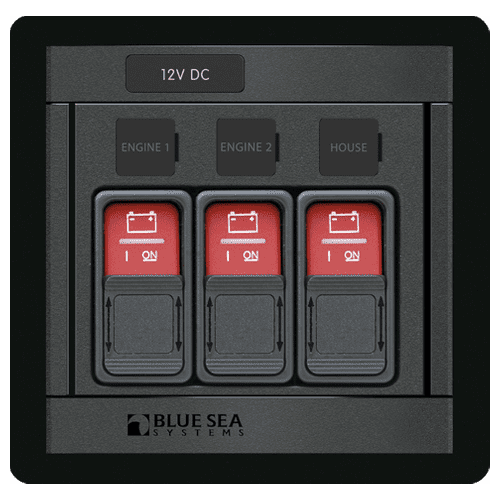 Blue Sea Systems Panel 360- Ctrl M-M-M Sol/Rbs