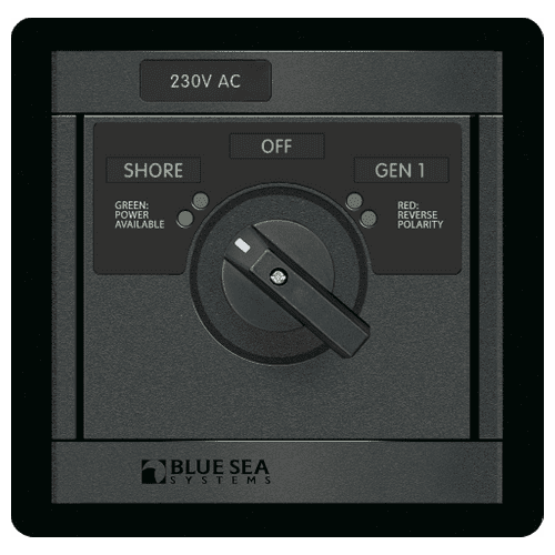 Blue Sea Systems Panel 360 Rotary 230V 30A Off+2 Sources