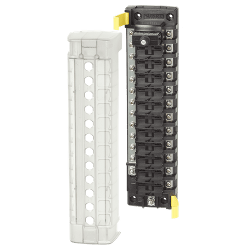 Blue Sea Systems St Clb Circuit Breaker Block - 12 Position With Negative Bus