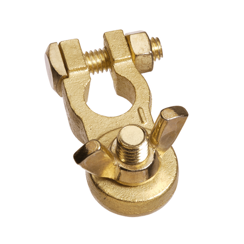 Projecta Heavy Duty Wingnut Brass Battery Negative Terminal (Blister 1)